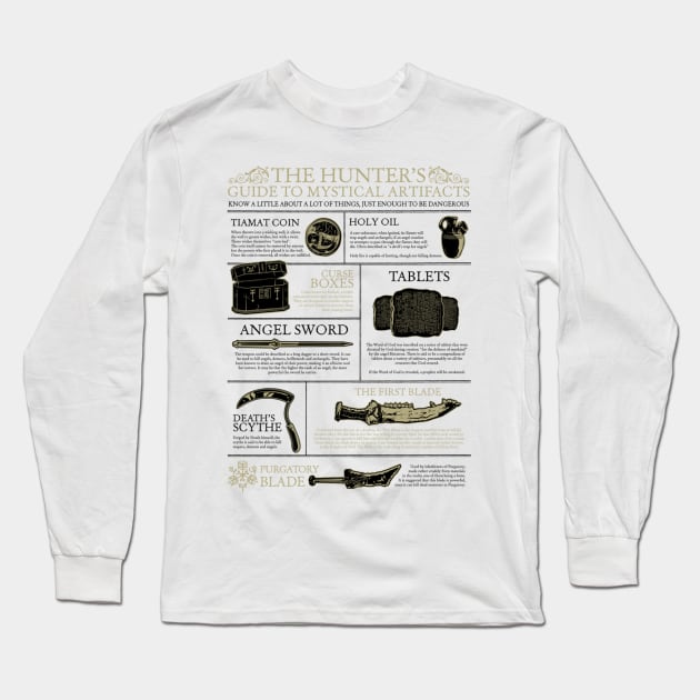 The Hunters Guide to Mystical Artifacts Long Sleeve T-Shirt by mannypdesign